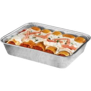 Menu mísa (ALU) nedělená 227 x 177 x 39 mm 1155ml [100 ks]