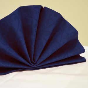 Ubrousek (PAP-Airlaid) PREMIUM Dekor-R tmavě modrý 40 x 40 cm [50 ks]