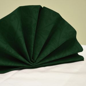 Ubrousek (PAP-Airlaid) PREMIUM Dekor-R tmavě zelený 40 x 40 cm [50 ks]