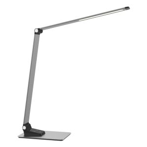 Platinet stolná LED lampa 10W, dotykové ovládanie, USB port, ALU PLADLL509ALU