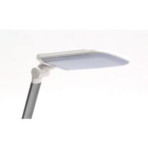 Platinet stolná LED lampa 18W stmievateľná, dotykové ovládanie, USB port, biela PLADLL60BL