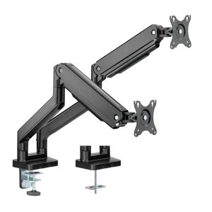 Držiak monitora Brateck LDT60-C024 dve ramená vedľa seba mechanická pružina Heavy Duty BRLDT60C024