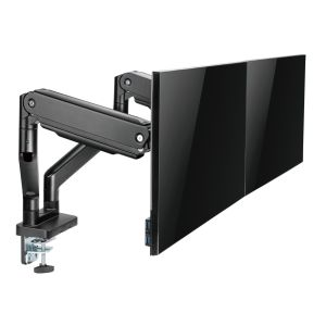 Držiak monitora Brateck LDT60-C024 dve ramená vedľa seba mechanická pružina Heavy Duty BRLDT60C024
