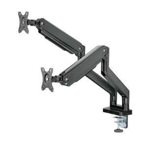 Držiak monitora Brateck LDT60-C024 dve ramená vedľa seba mechanická pružina Heavy Duty BRLDT60C024