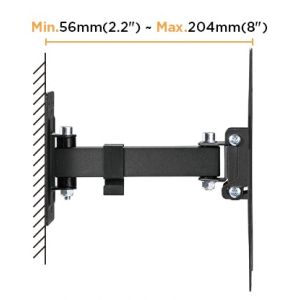 Výsuvný držiak Brateck LPA68-221 pre TV 23"-43" 30kg polohovateľný nástenný BRLPA68221