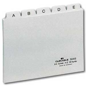 Plastové indexové kartičky A6 do kartotéky HAN 956