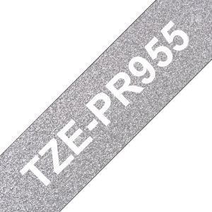 TZE-PR955 strieborná / biela (24mm) TZEPR955