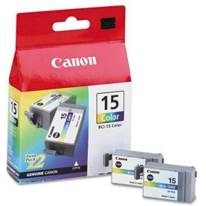 Cartridge Canon BCI-15C, dvojbalení, barevná (tricolor), originál