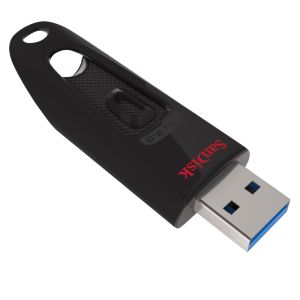 SanDisk Ultra/256GB/100MBps/USB 3.0/USB-A/Čierna SDCZ48-256G-U46