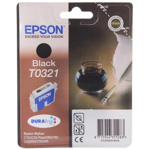 Cartridge Epson T0321, černá (black), originál