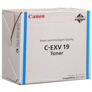 Toner Canon C-EXV19C, azurová (cyan), originál