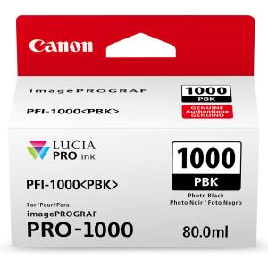 Cartridge Canon PFI-1000PBK, foto černá (photo black), originál