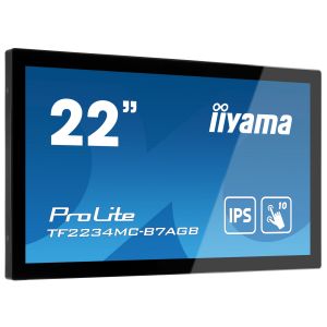 22" iiyama TF2234MC-B7AGB: IPS, FullHD, capacitive, 10P, 350cd/m2, VGA, HDMI, DP, IP65, černý TF2234MC-B7AGB