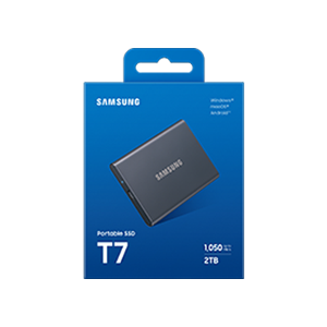 Samsung T7/2TB/SSD/Externí/2.5"/Stříbrná/3R MU-PC2T0T/WW