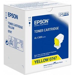 Toner Epson C13S050747 (AL-C300), žlutá (yellow), originál