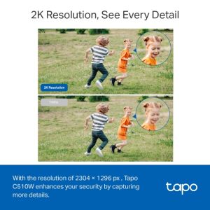 Tapo C510W Outdoor Pan/Tilt Security WiFi Camera Tapo C510W