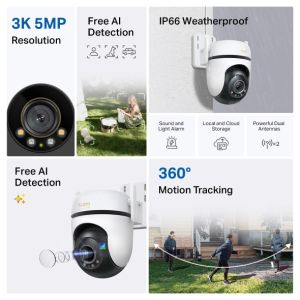 Tapo C530WS Outdoor Pan/Tilt Security Wi-Fi Camera Tapo C530WS
