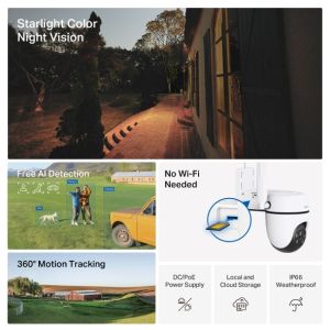 Tapo C501GW Outdoor Pan/Tilt 4G LTE Camera Tapo C501GW