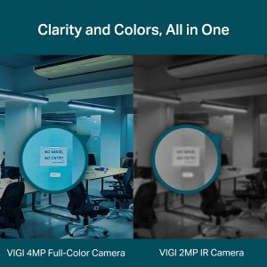VIGI C440(4mm)ver.2 4MP farebná Turret net.cam VIGI C440(4mm)v2