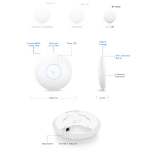 Ubiquiti U6+ - UniFi 6+ Access Point U6+