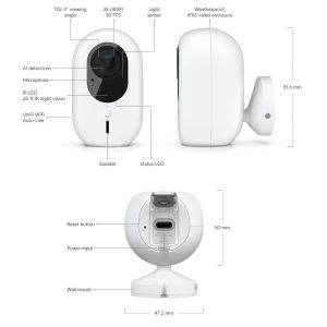 Ubiquiti UVC-G4-INS - UniFi Protect G4 Instant Camera UVC-G4-INS