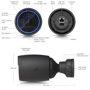 Ubiquiti UVC-AI-Pro - UniFi Protect Camera AI Professional čierna UVC-AI-Pro