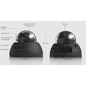 Ubiquiti UVC-AI-Dome-B - UniFi Protect AI Dome black UVC-AI-Dome-B