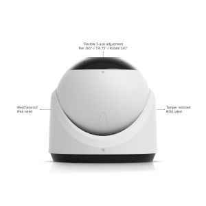 Ubiquiti UVC-G6-Turret-W - UniFi Protect G6 Turret, biela UVC-G6-Turret-W