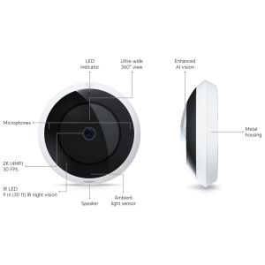 Ubiquiti UVC-AI-360-W, UniFi Protect AI 360, biela UVC-AI-360-W