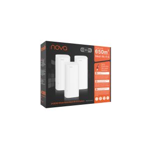 Tenda Nova MX12 (3-pack) WiFi6 AX3000 Mesh Gigabit systém, 9xGLAN/GWAN, WPA3, VPN, SMART CZ aplikácie 75011942