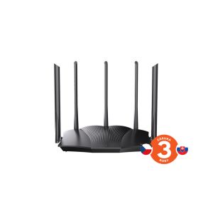 Tenda TX12 Pro AX3000 WiFi6 Router, 1x GWAN, 3x GLAN, IPv6, 5x 6dBi, WPA3, Mesh, CZ app 75011973