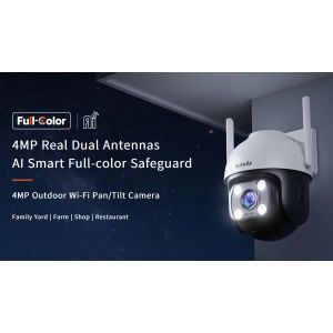 Tenda RH7-WCA - Vonkajšia otočná IP65 Wi-Fi 4MPx kamera, nočná LED, audio, detekcia pohybu, CZ app 75011978