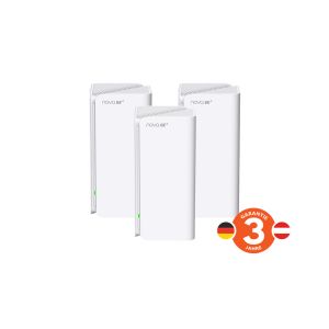 Tenda Nova MX21 Pro (3-pack) WiFi6E AXE5700 Mesh Gigabit systém, 9x GLAN/GWAN, WPA3, VPN, CZ app 75012002
