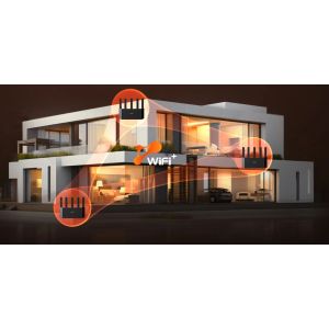 Tenda TX2L Pro AX1500 WiFi 6 Mesh Router, 1x GWAN, 3x GLAN, IPv6, 5x 6dBi anténa, WPA3, CZ App 75011991