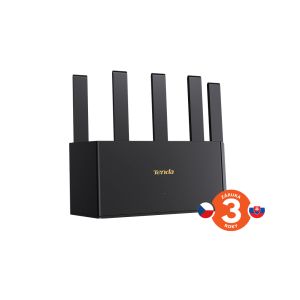 Tenda TX12L Pro AX3000 WiFi 6 Mesh Router, 1x GWAN, 3x GLAN, IPv6, 5x 6dBi, WPA 3, CZ app 75011990