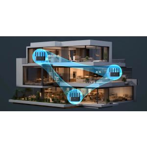 Tenda TX12L Pro AX3000 WiFi 6 Mesh Router, 1x GWAN, 3x GLAN, IPv6, 5x 6dBi, WPA 3, CZ app 75011990