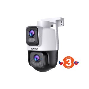 Tenda RH9-WCA - Vonkajšia otočná Dual Lens IP65 Wi-Fi 6 MPx kamera, nočná LED, audio, detekcia, CZ app 75012014