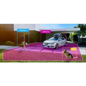 iGET HOMEGUARD HGWBC358 - WiFi IP 2K batériová otočná kamera, nočné videnie, dvojcestné audio, IP66 75020558