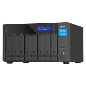 QNAP TVS-h874-i5-32G (6core 4,4GHz, ZFS, 32GB RAM, 8x SATA, 2x M.2 NVMe, 2x PCIe, 2x 2,5GbE, HDMI) TVS-h874-i5-32G