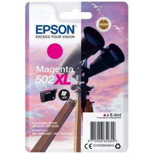 Cartridge Epson 502 XL, C13T02W34010, purpurová (magenta), originál