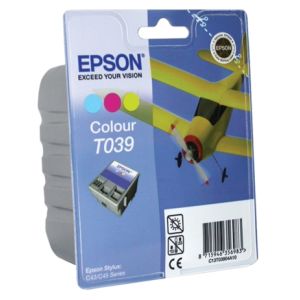 Cartridge Epson T039, barevná (tricolor), originál