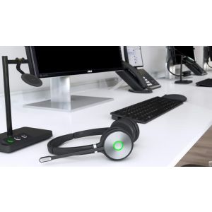 Yealink WH62 Dual DECT základňa s náhlavnou súpravou na obe uši WH62DualUC