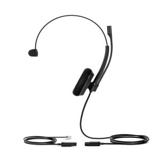 Yealink YHS34 Lite Mono náhlavná súprava na jedno ucho s QD-RJ9 konektormi YHS34LiteMono