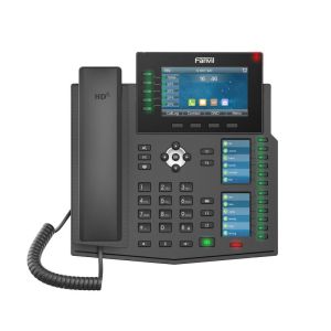 Fanvil X6U SIP telefón, 4.3" bar. disp.+2 prid. disp., 20 SIP, 5link. hr., 60 DSS hr., BT, dual Gbit X6U