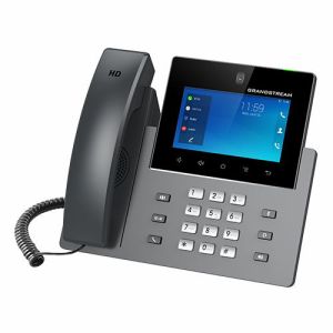 Grandstream GXV3450 SIP video telefón, 5" IPS bar.dot.displ., 16 SIP účty, Android11, WiFi, BT, PoE+ GXV3450