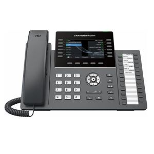 Grandstream GRP2636 SIP telefón, 4.3" TFT bar. displej, 6SIP účtov, 24 pr. hr., 2x1Gb, WiFi, BT GRP2636