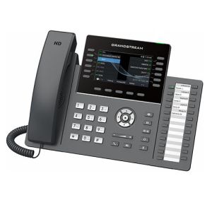 Grandstream GRP2636 SIP telefón, 4.3" TFT bar. displej, 6SIP účtov, 24 pr. hr., 2x1Gb, WiFi, BT GRP2636