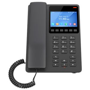 Grandstream GHP631 SIP hotelový telefón s displejom, čierny GHP631