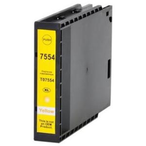 Cartridge Epson T7554 XL, žlutá (yellow), alternativní