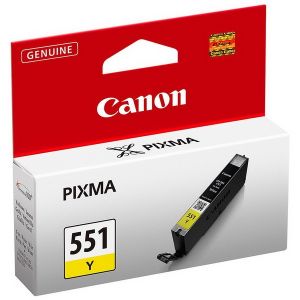 Cartridge Canon CLI-551Y, žlutá (yellow), originál